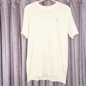 Adidas Men’s Trefoil Essentials Yellow Tint Short Sleeve T Shirt Size Small